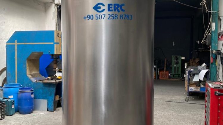 paslanmaz silindirik su deposu